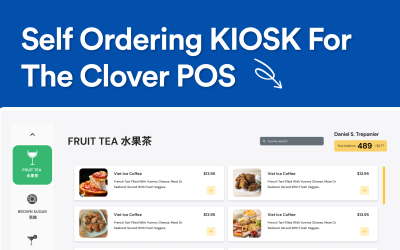 Self Ordering KIOSK for the Clover POS