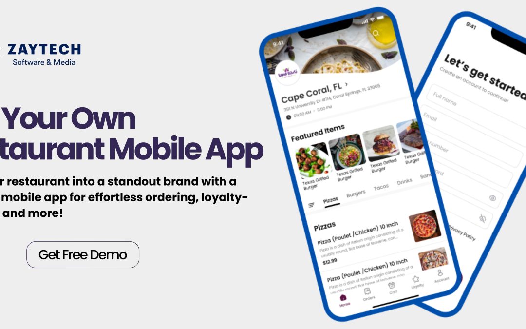 Transform Your Restaurant into a Recognizable Brand with a Branded Mobile App: Effortless Ordering, Loyalty Building, and More!