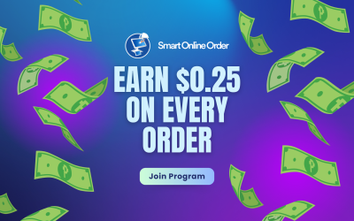 Earn Recurring Monthly Income Referring Restaurants with Smart Online Order